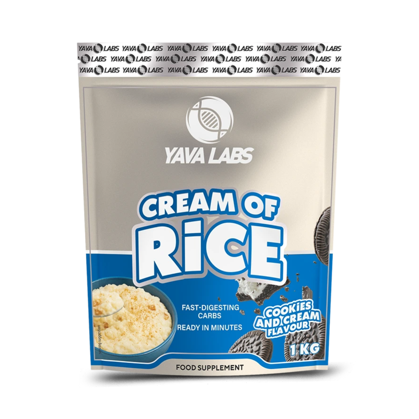 Cookies And Cream Flavour Cream Of Rice Yava Labs — image 1
